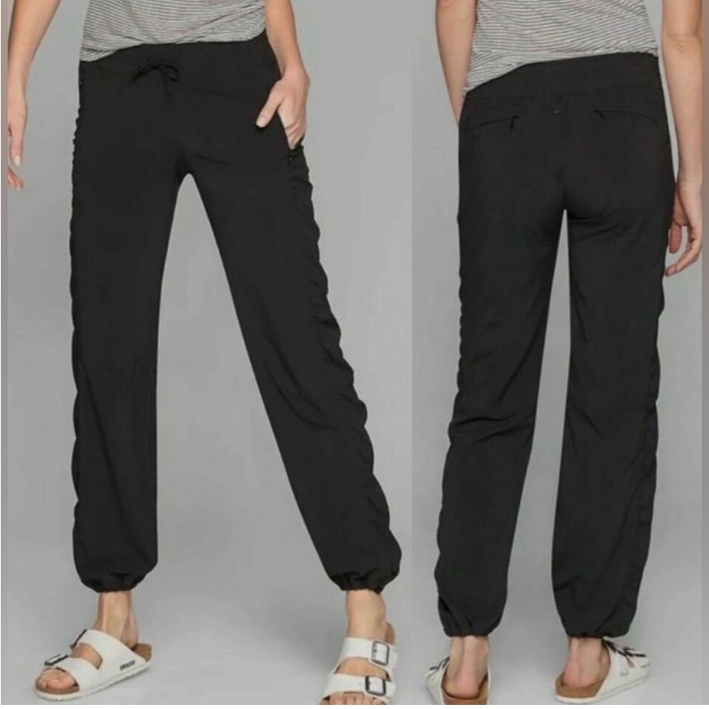 athleta la viva pant bundle sz 10 navy and black